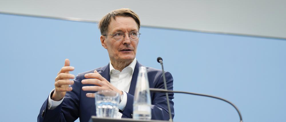 Karl Lauterbach: 100 Millionen Euro sei „das Minimum“