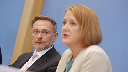 Christian Lindner und Lisa Paus.