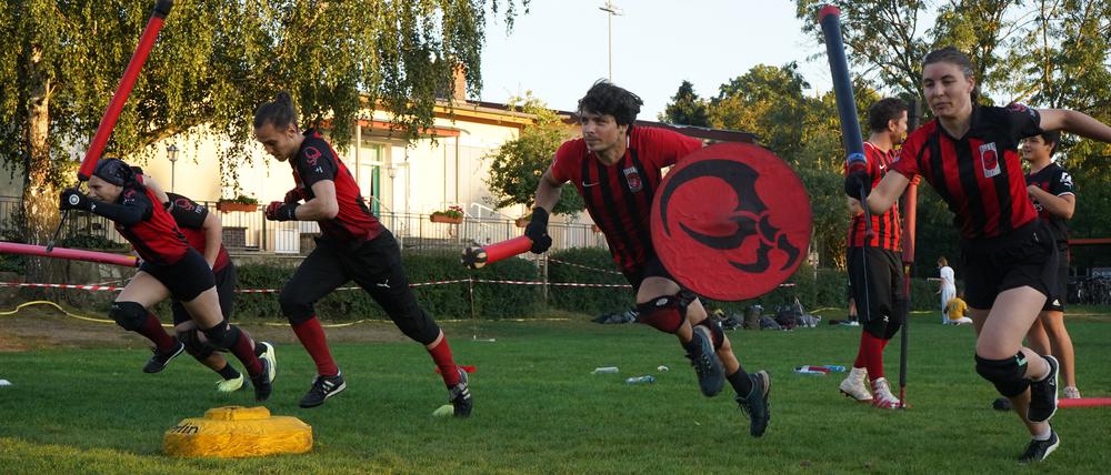 Der Trendsport Jugger gewinnt in Deutschland zunehmend an Beliebtheit.