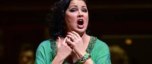 Netrebko bei einem Konzert.