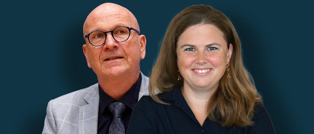 Uwe Brandl und Clara Herrmann.
