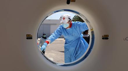 China wirbt offensiv um den Globalen Süden. Hier ein Projekt zum Ausbau der medizinischen Infrastruktur im Irak.