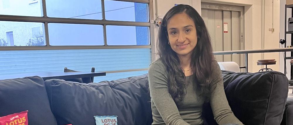 Gründerin Shweta Pahuja in ihrem Coworking-Space in Weißensee.