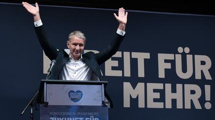 Björn Höcke in Oranienburg.