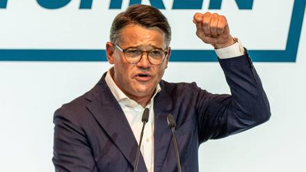 Dreieinhalb Wochen vor der Landtagswahl kommen die Christdemokraten mit Ministerpräsident Boris Rhein auf 31 Prozent.