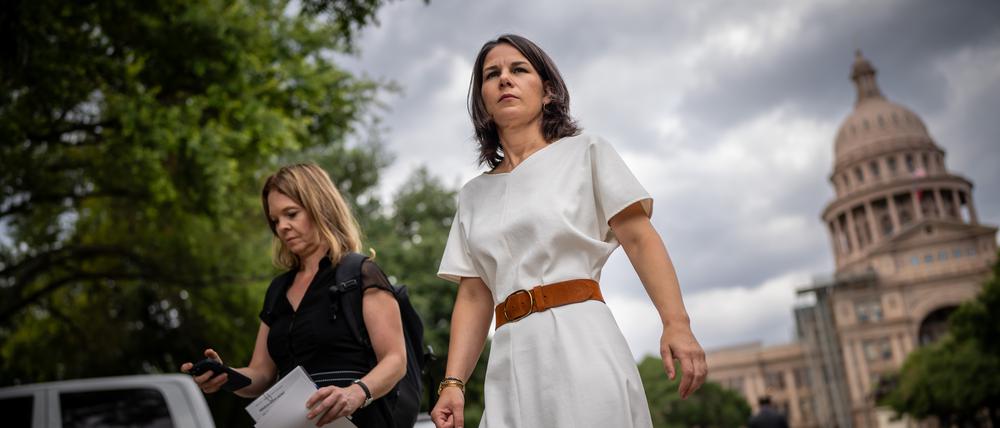 Annalena Baerbock hat in der zurückliegenden Woche Texas besucht.