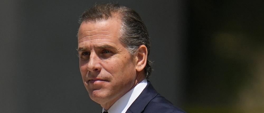 Hunter Biden, Sohn von US-Präsident Biden, nach einem Gerichtstermin im Sommer.