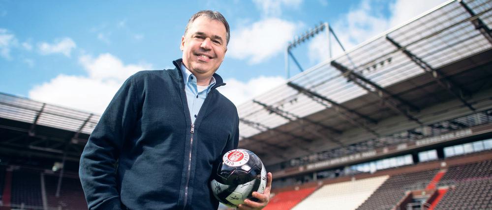 Andreas Rettig als damaliger Geschäftsführer des FC St. Pauli
