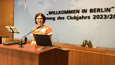 Ehrenamtlich für die Völkerverständigung. Die neue Präsidentin des Diplomatenclubs „Willkommen in Berlin“, Katja Heusel.