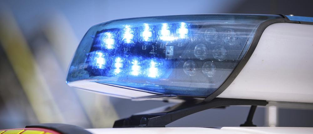 Blaulicht der Polizei, Symbolbild.