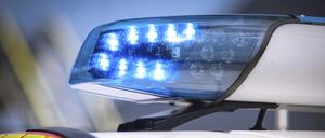 Blaulicht in Nahaufnahme
