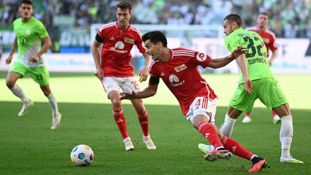 Diogo Leite und seine Union-Kollegen mühten sich beim VfL Wolfsburg vergeblich.