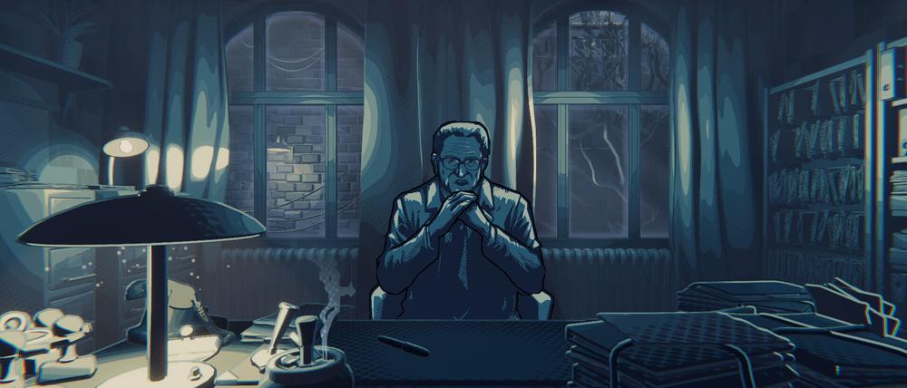 In „The Darkest Files“ dreht sich alles um die Aufklärung von Naziverbrechen. Das Spiel wurde bereits 2020 vom Medienboard Berlin-Brandenburg gefördert und soll 2024 veröffentlicht werden. Hinter „The Darkest Files“ steht die Berliner Firma Paintbucket Games, die 2023 mit dem Deutschen Computerspielpreis als „Studio des Jahres“ ausgezeichnet wurde.