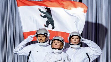 In „Steglitz, wir haben ein Problem!“ fliegen die Stachelschweine zum Mars. 