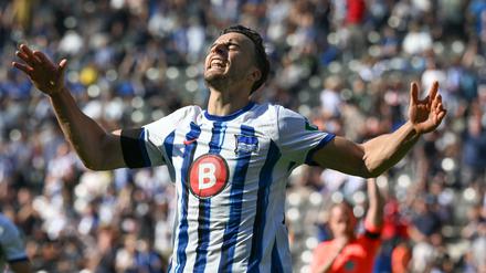 Nicht zu stoppen: Herthas Stürmer Haris Tabakovic.