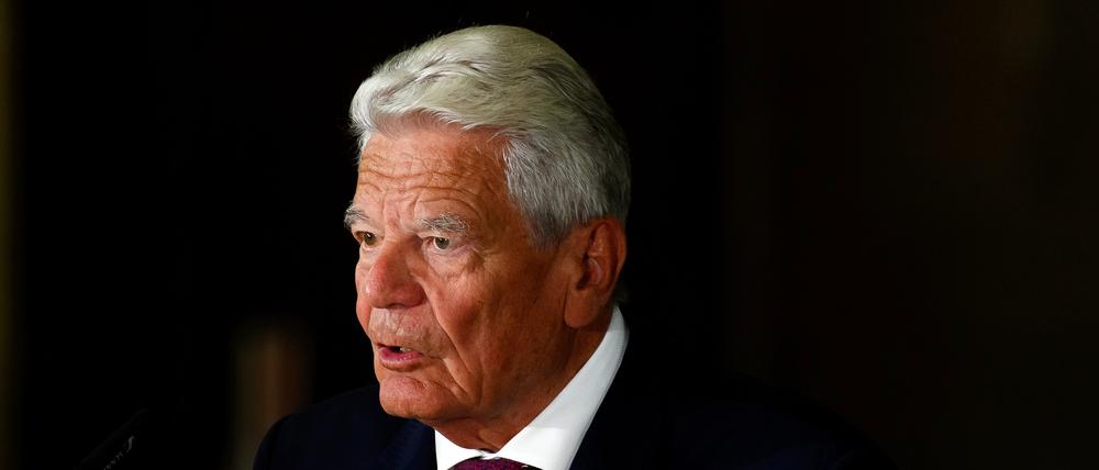 Der frühere Bundespräsident Joachim Gauck.
