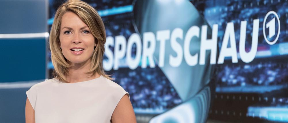 Moderiert die „Sportschau“: Jessy Wellmer.