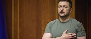 Der ukrainische Präsident Wolodymyr Selenskyj