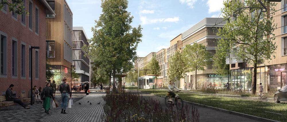 So stellen sich die Verantwortlichen das künftige Stadtviertel Krampnitz vor.