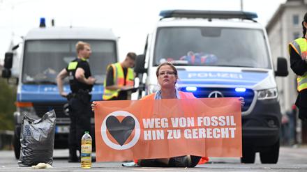 Klimaaktivisten in Berlin.