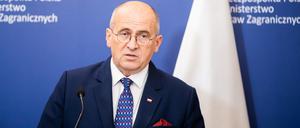 Der polnische Außenminister Zbigniew Rau.