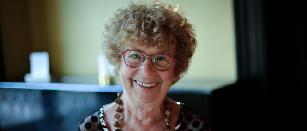 Mit 79 Jahren die älteste Finalistin. Sylvie Schenk.