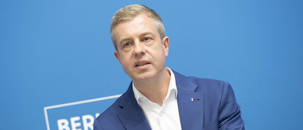 Finanzsenator Stefan Evers (CDU). (Archiv)