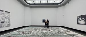 Blick in die Ausstellung „Luc Tuymans – Edith Clever“ in der Akademie der Künste am Pariser Platz.