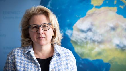 Bundesministerin Svenja Schulze hat beim Landgericht Berlin eine einstweilige Verfügung beantragt. 