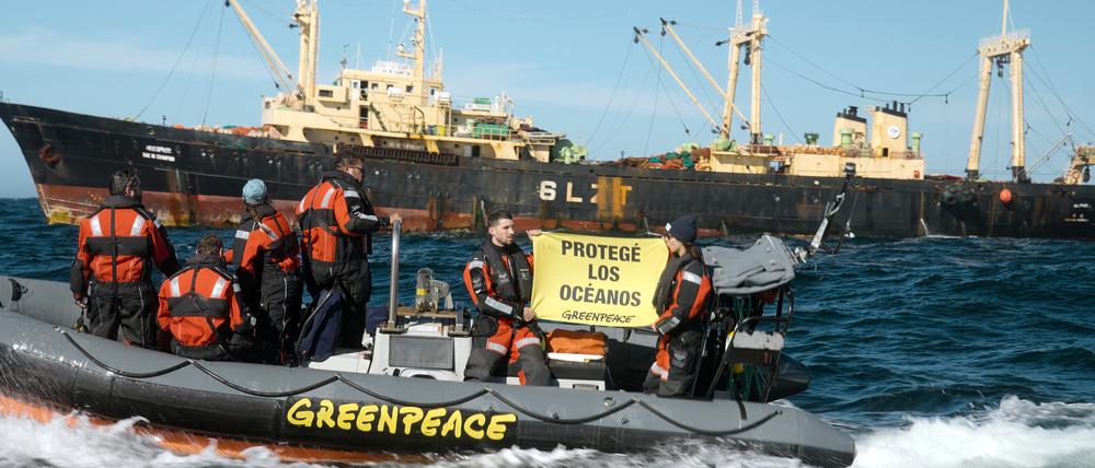 Umweltschützer in der Sky-Doku „Inside Greenpeace“.