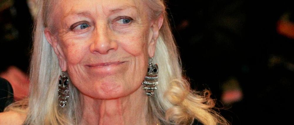 Die britische Schauspielerin Vanessa Redgrave auf der Berlinale.  