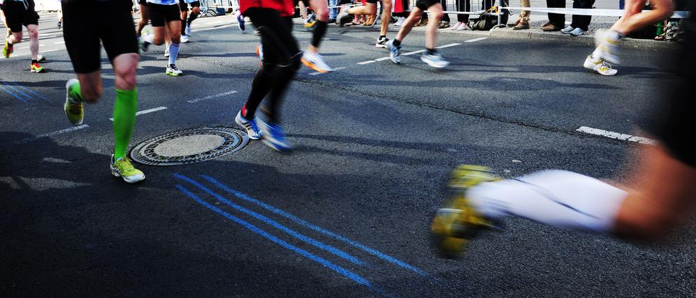 Der 39. Berlin-Marathon 2012, aufgenommen am 30. September 2012 in Berlin.