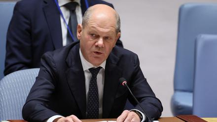 Bundeskanzler Olaf Scholz.