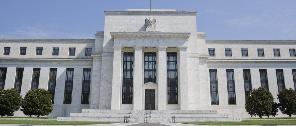 Der Hauptsitz der US-Notenbank Federal Reserve (Fed). Die US-Notenbank Federal Reserve (Fed) wird am Mittwoch ihre Entscheidung zum weiteren Kurs der Geldpolitik bekanntgeben.