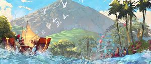 Eine Welt, in der Mensch und Tier in Harmonie zusammenleben.