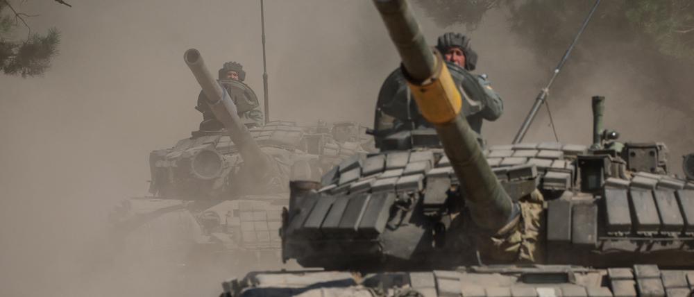 Die Ukraine stößt im Süden weiter vor.