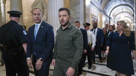 Wolodymyr Selenskyj zu Besuch im Kapitol in Washington.