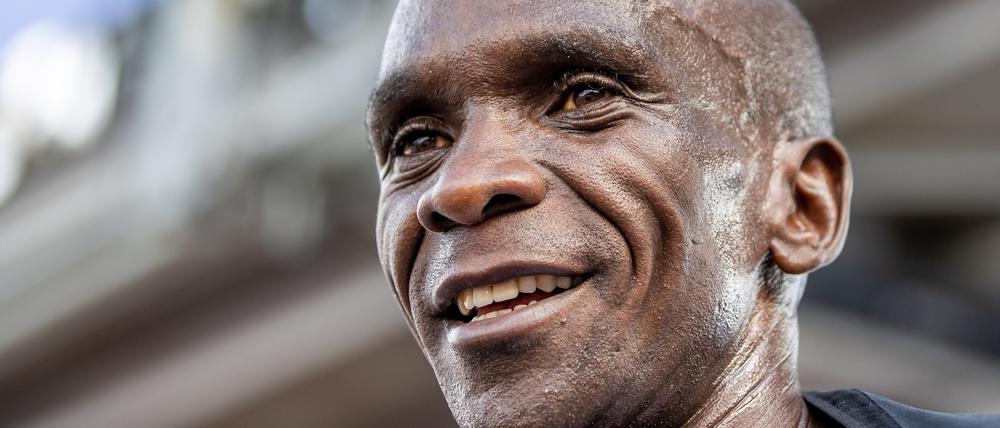 Eliud Kipchoge möchte in diesem Jahr - mal wieder - seinen eigenen Weltrekord attackieren.