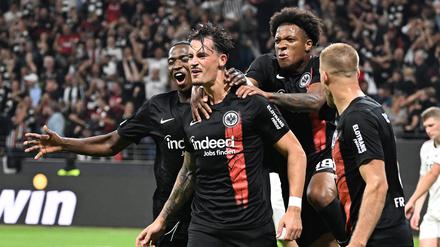 Jubel bei Eintracht Frankfurt.
