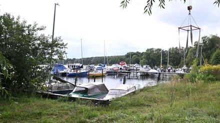 Marina am Krampnitzsee.