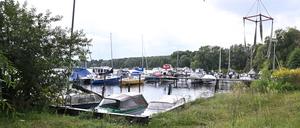 Marina am Krampnitzsee.
