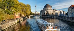 Sommerliche Temperaturen an der Spree.