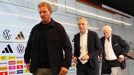 Neuer Frontmann. Julian Nagelsmann (vorne) soll die Nationalmannschaft in eine bessere Zukunft führen.