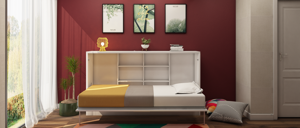 Alles andere als klobig: Ein Schrankbett bei Kumu Living