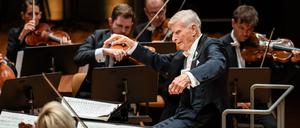 Der Dirigent Herbert Blomstedt am 22. 9.2023 bei den Berliner Philharmonikern