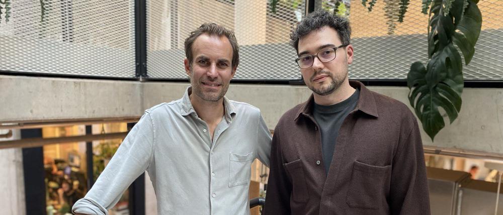 Jacob Hvid und Dominique Keufen von der Kultur-Abo-App Abundo.
