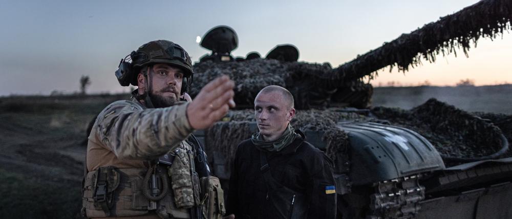Soldaten in der Ukraine.