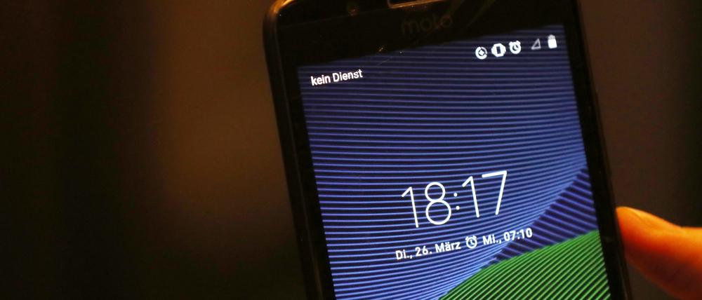 Potsdam, 26.03.2019 / Lokales /
Handy, Telefon, kein Netz; Handynetz, Handy-Netz, kein Netz, kein Empfang,
Foto: Ottmar Winter/PNN