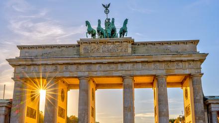 Das Brandenburger Tor in Berlin.