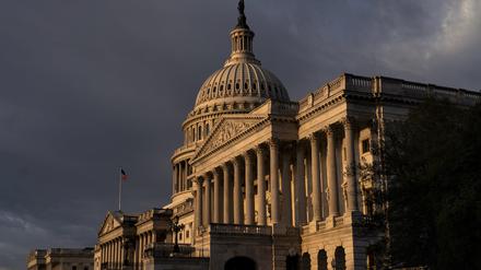 Das Kapitol in Washington bei Sonnenaufgang (Symbolbild).